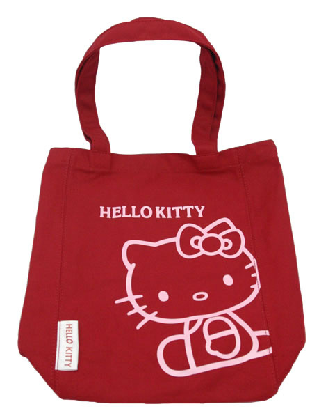 Hello Kitty Red Canvas Bag